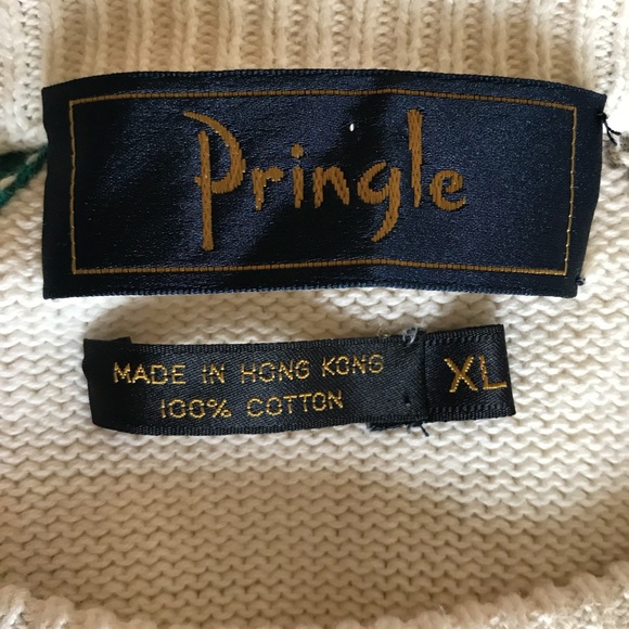 Pringle Crew Neck Sweater Size XL 100% Cotton - Picture 7 of 8